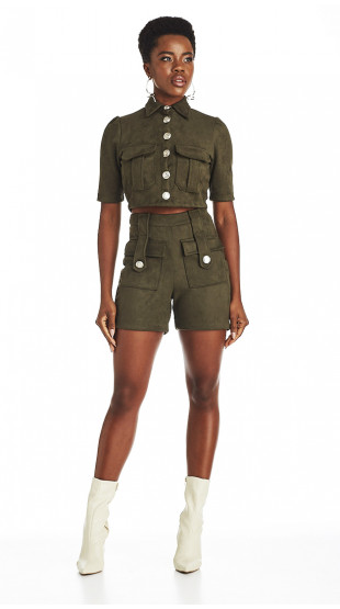 Shorts Roseli Suede
