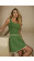 Vestido Linho Curto Pipa Verde