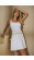 Vestido Linho Curto Pipa Branco