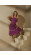 Vestido Linho Midi Milagres Roxo