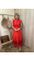 Vestido Renda Midi Vermelho