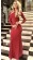 Aluguel - Vestido Vermelho Longo Mangas Compridas
