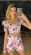 Cropped Laise Agatha Cinza e Rosa