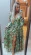Aluguel - Vestido Verde Longo Conchas Patbo 