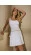 Vestido Linho Curto Pipa Branco