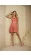 Vestido Linho Curto Pipa Laranja