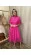 Vestido Renda Midi Pink