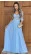 Aluguel - Vestido Azul Serenity Longo